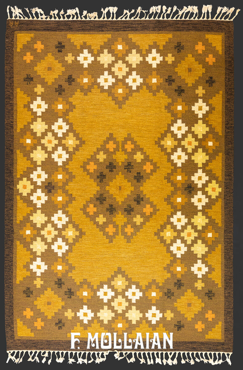 Scandinavian Rug Flat-weave n°:822328